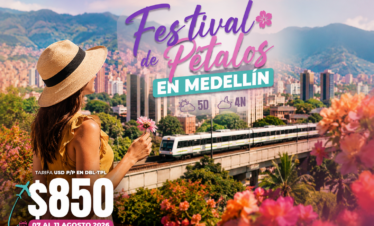 Festival de Pétalos en Medellín